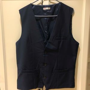 H2H Men’s Formal Vest Black Work